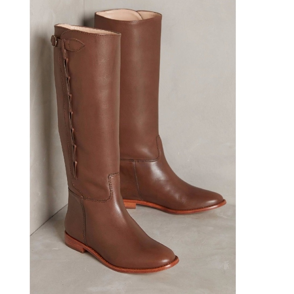 Anthropologie Candela Side-Looped Riding Boots